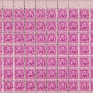 Scott# 960 "WILLIAM A WHITE" MNH FULL SHEET (70) NICELY CENTERED